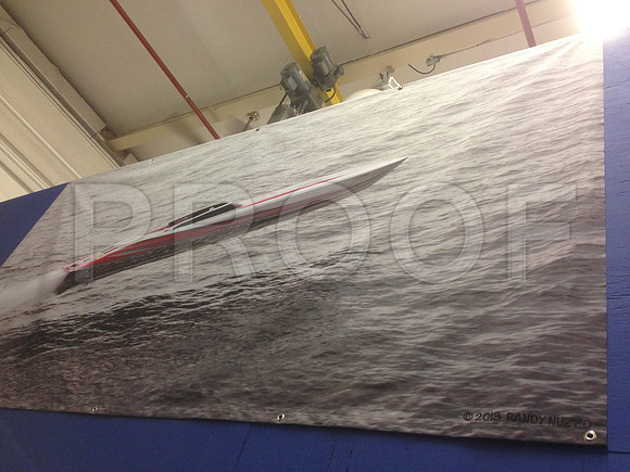 48" x 96" OL by R.Nuzzo/Banner by Sharkey