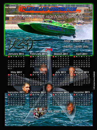 2011 Custom Calendar