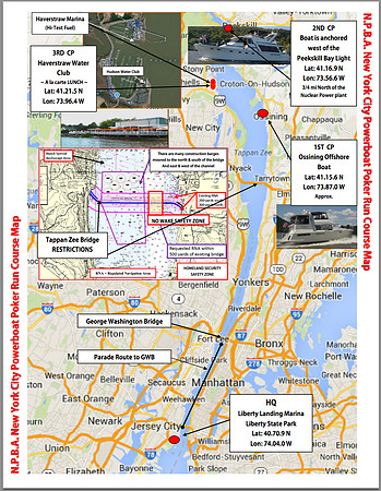 NPBA 2014 NYC POKER RUN CHART