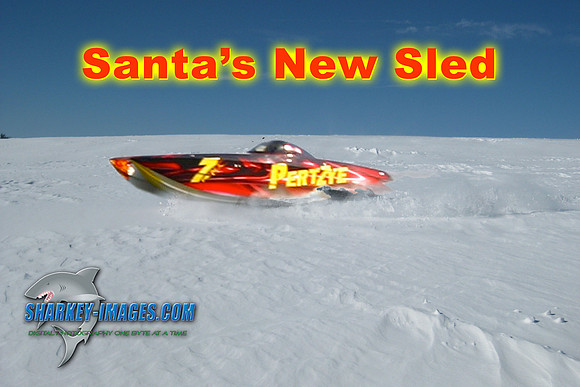 Santas new sled