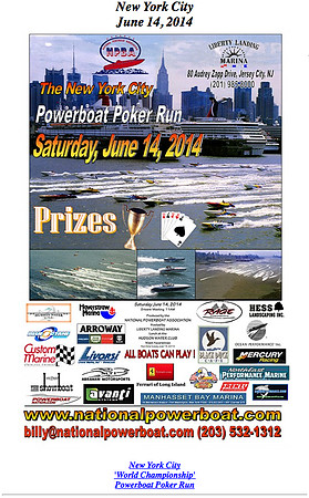 NPBA 2014 NYC POKER RUN
